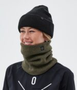 Dope 2x плетена маска за лице 4PZP493 маслинено зелено - Image 3