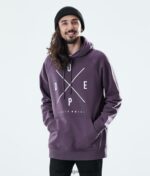 Dope ежедневна качулка 4PZP301 2 пъти по-избледняло грозде мъже