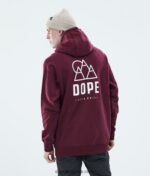 Dope ежедневна качулка 4PZP304 покачване бордо мъже