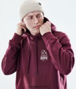 Dope ежедневна качулка 4PZP304 покачване бордо мъже - Image 10