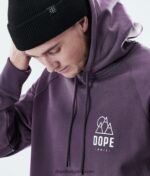 Dope ежедневна качулка 4PZP305 избледняло грозде мъже - Image 5