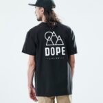 Dope ежедневна тениска 4PZP358 стават черни мъже