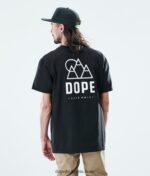 Dope ежедневна тениска 4PZP358 стават черни мъже
