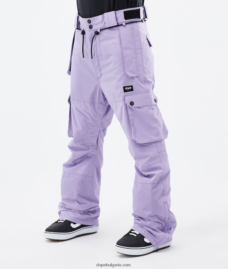 dope_d0b5d0bcd0b1d0bbd0b5d0bcd0b0d182d0b8d187d0bdd0b8_d0bfd0b0d0bdd182d0b0d0bbd0bed0bdd0b8_d0b7d0b0_d181d0bdd0bed183d0b1d0.jpg Dope емблематични панталони за сноуборд 4PZP169 избледняла виолетова мъже - Image 1
