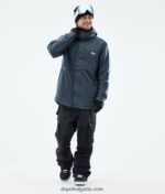 Dope изолирано междинно яке 4PZP148 метално синьо мъже - Image 9