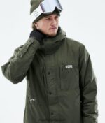 Dope изолирано междинно яке 4PZP151 маслинено зелено мъже - Image 7