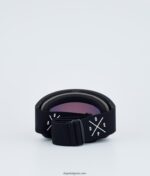 Dope мерни ски очила 4PZP253 черно с черно червено огледало - Image 2