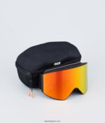 Dope мерни ски очила 4PZP253 черно с черно червено огледало - Image 4