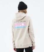 Dope обикновен w hoodie 4PZP849 диапазон пясък Жени