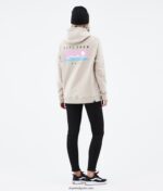Dope обикновен w hoodie 4PZP849 диапазон пясък Жени - Image 8