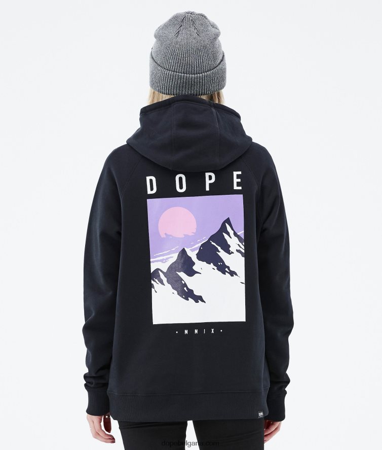 dope_d0bed0b1d0b8d0bad0bdd0bed0b2d0b5d0bd_w_hoodie_4pzp850_d0b2d180d18ad185_d187d0b5d180d0b5d0bd_d0b6d0b5d0bdd0b8.jpg Dope обикновен w hoodie 4PZP850 връх черен Жени - Image 1