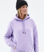 Dope обикновен w hoodie 4PZP852 гама избледняло виолетово Жени - Image 3