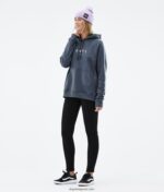 Dope обикновен w hoodie 4PZP853 peak metal blue Жени - Image 5