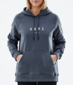 Dope обикновен w hoodie 4PZP853 peak metal blue Жени - Image 6