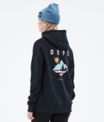 Dope обикновен w hoodie 4PZP854 черен бор Жени