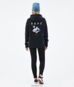 Dope обикновен w hoodie 4PZP854 черен бор Жени - Image 8