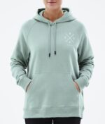Dope обикновен w hoodie 4PZP858 2 пъти по-избледняло зелено Жени - Image 2