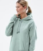 Dope обикновен w hoodie 4PZP858 2 пъти по-избледняло зелено Жени - Image 3