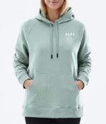 Dope обикновен w hoodie 4PZP862 върха избеляло зелено Жени - Image 2