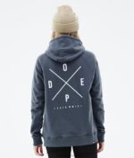 Dope обикновен w hoodie 4PZP866 2x up метален син Жени