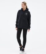 Dope обикновен w hoodie 4PZP868 черен връх Жени - Image 5