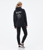 Dope обикновен w hoodie 4PZP868 черен връх Жени - Image 8