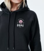 Dope обикновена качулка 4PZP865 розово черно Жени - Image 7