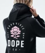 Dope обикновена качулка 4PZP865 розово черно Жени - Image 8