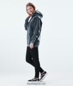 Dope обикновена качулка 4PZP872 палма избелена черна Жени - Image 4