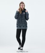 Dope обикновена качулка 4PZP872 палма избелена черна Жени - Image 9