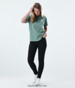 Dope обикновена тениска 4PZP878 клюн избеляло зелено Жени - Image 9