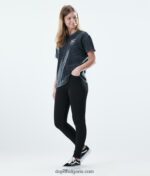Dope обикновена тениска 4PZP885 палма избелена черна Жени - Image 8