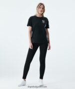 Dope обикновена тениска 4PZP887 дланово черно Жени - Image 3