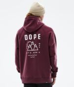 Dope обща качулка 4PZP303 върха бордо мъже