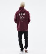 Dope обща качулка 4PZP303 върха бордо мъже - Image 8