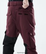 Dope панталони за сноуборд adept 2021 4PZP207 бордо/черно мъже - Image 6