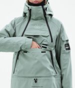 Dope подобно на сноуборд яке 4PZP537 избеляло зелено Жени - Image 8