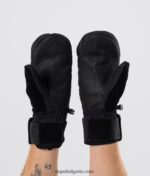 Dope снежни ръкавици с печат 4PZP443 бял черен - Image 7