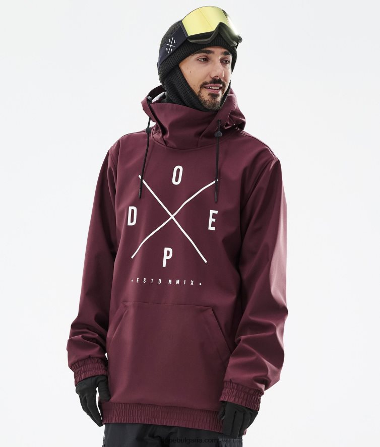 dope_d181d0bdd0bed183d0b1d0bed180d0b4_d18fd0bad0b5_yeti_4pzp27_2x_d0bdd0b0d0b3d0bed180d0b5_d0b1d0bed180d0b4d0be_d0bcd18ad0b6d0b5.jpg Dope сноуборд яке Yeti 4PZP27 2x нагоре бордо мъже - Image 1