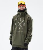 Dope сноуборд яке Yeti 4PZP38 2 пъти маслинено зелено мъже