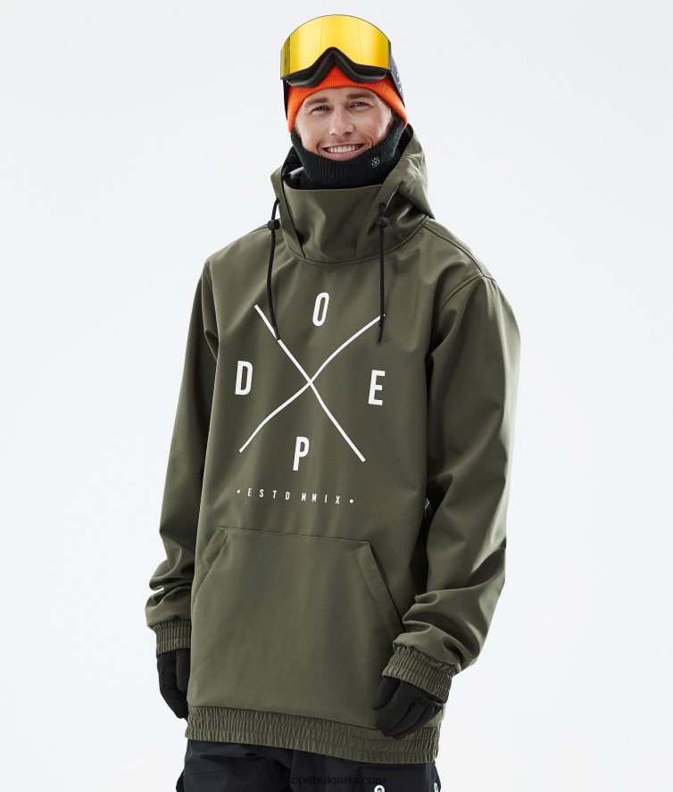 dope_d181d0bdd0bed183d0b1d0bed180d0b4_d18fd0bad0b5_yeti_4pzp38_2_d0bfd18ad182d0b8_d0bcd0b0d181d0bbd0b8d0bdd0b5d0bdd0be_d0b7d0b5.jpg Dope сноуборд яке Yeti 4PZP38 2 пъти маслинено зелено мъже - Image 1