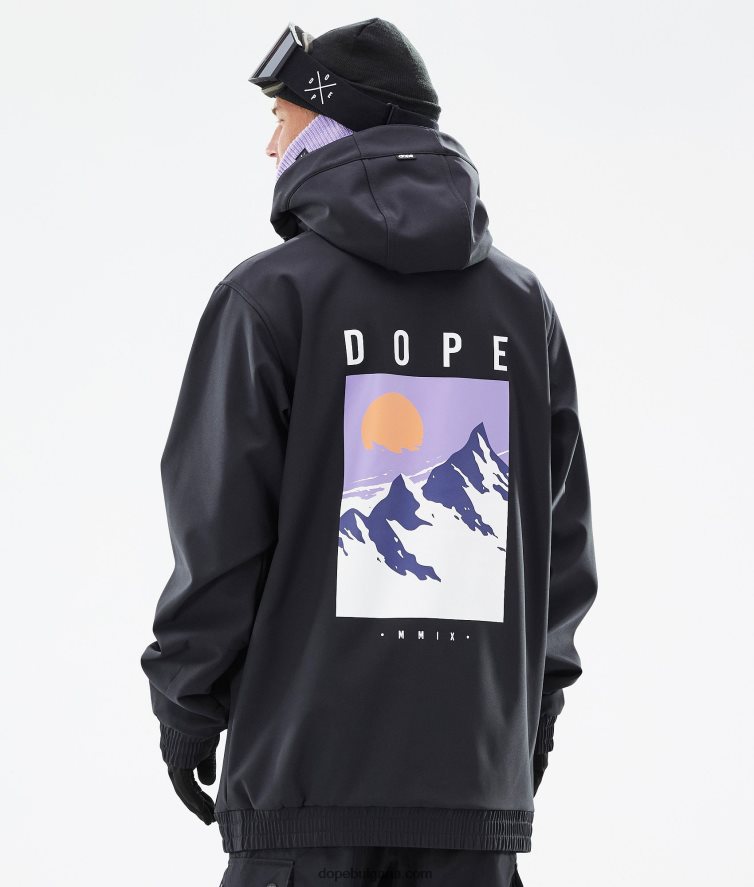 dope_d181d0bdd0bed183d0b1d0bed180d0b4_d18fd0bad0b5_yeti_4pzp3_d0b2d180d18ad185_d187d0b5d180d0b5d0bd_d0bcd18ad0b6d0b5.jpg Dope сноуборд яке Yeti 4PZP3 връх черен мъже - Image 1