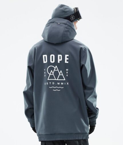 Dope сноуборд яке Yeti 4PZP66 върха метално синьо мъже