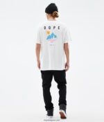 Dope стандартна тениска 4PZP341 борово бяло мъже - Image 4