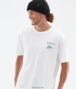 Dope стандартна тениска 4PZP341 борово бяло мъже - Image 6
