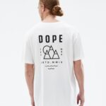 Dope стандартна тениска 4PZP346 връх бял мъже