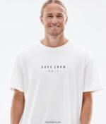Dope стандартна тениска 4PZP349 гама бяло мъже - Image 3