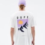 Dope стандартна тениска 4PZP353 връх бял мъже