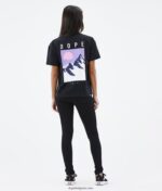 Dope стандартна w тениска 4PZP875 връх черен Жени - Image 4