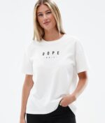 Dope стандартна w тениска 4PZP876 връх бял Жени - Image 3